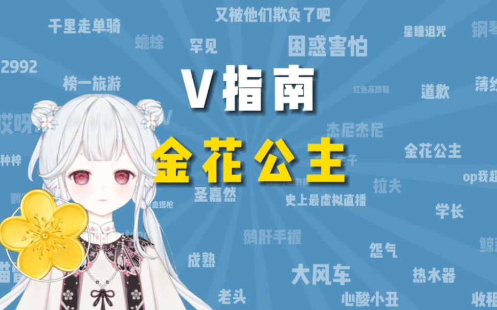 【V指南】金花公主是什么梗(小金花事件)哔哩哔哩bilibili