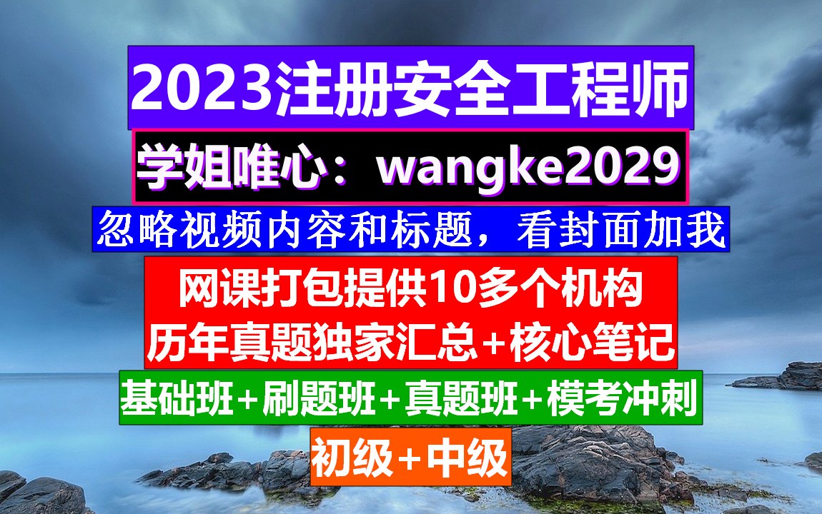 初级注册安全工程师《安全生产实务》,注册安全工程师技术答案,注册安全工程师取消哔哩哔哩bilibili