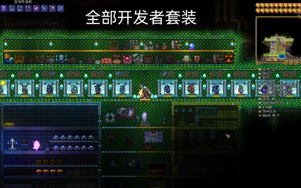 泰拉瑞亚终于收集了全部开发者套装
