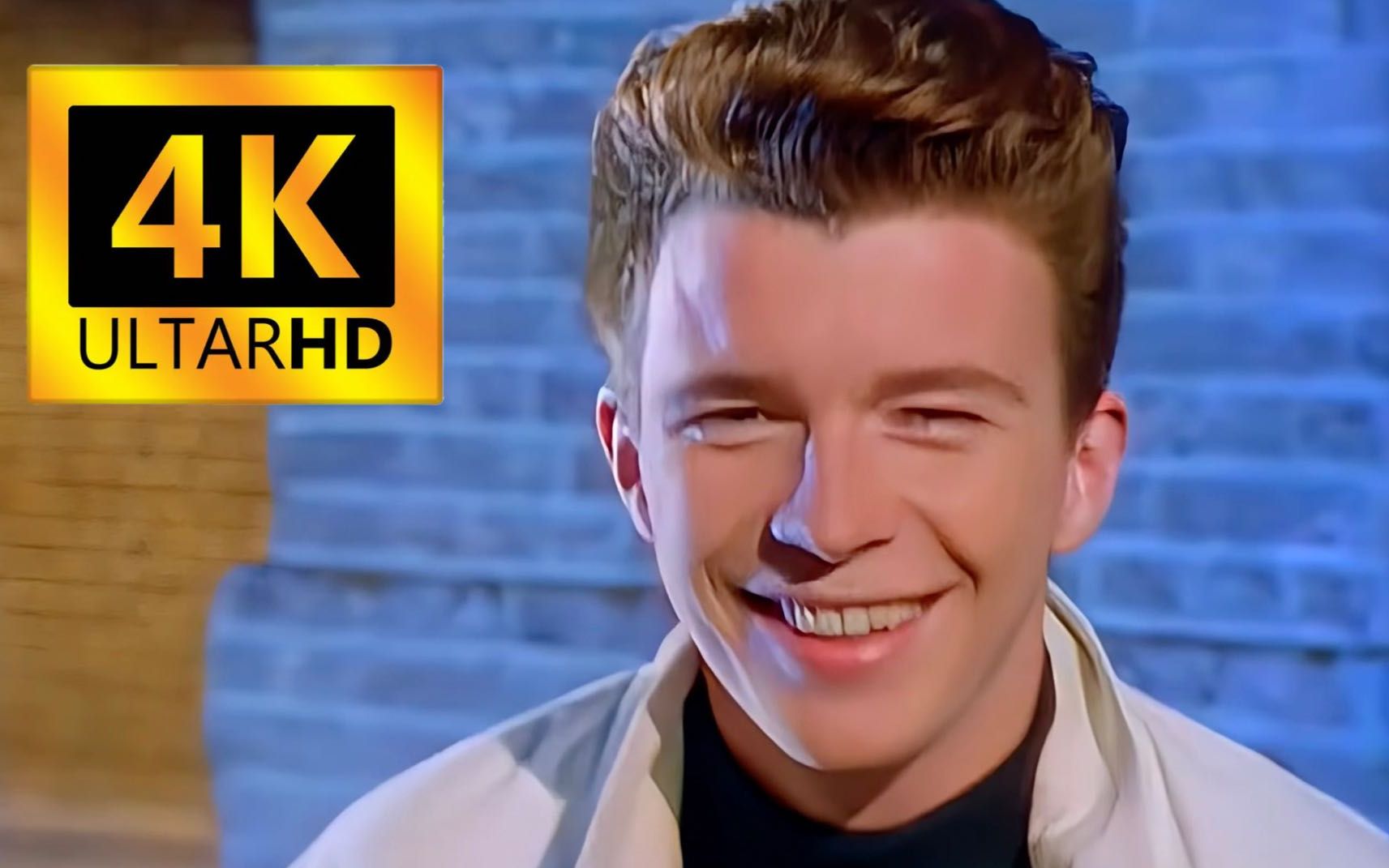 [图]【4K60fps中英】Never Gonna Give You Up｜Rick Astley 中英双语字幕版｜幕瑞克·艾斯里-永不放弃你