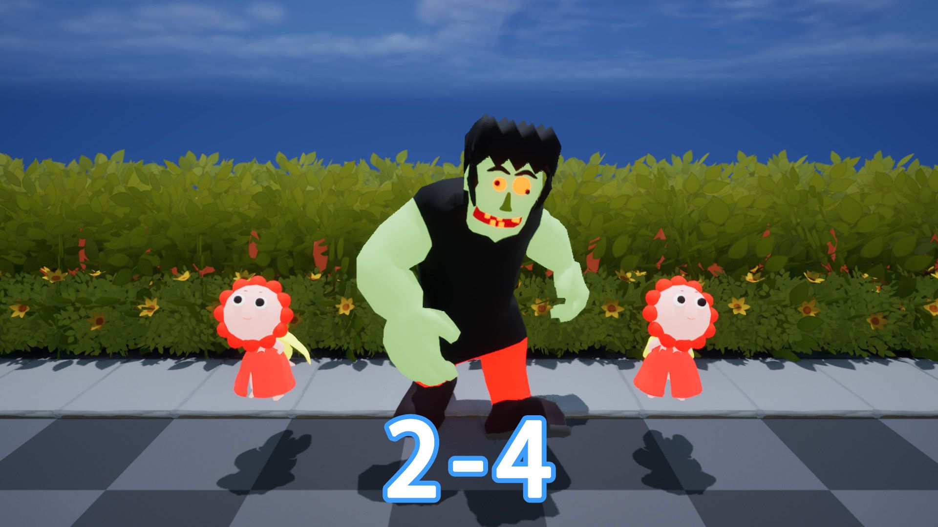 自制植物大战僵尸沙雕版2-4演示