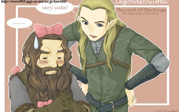 【gimli & legolas】瑟大王家被宠坏的叶子_哔哩哔哩_bilibili