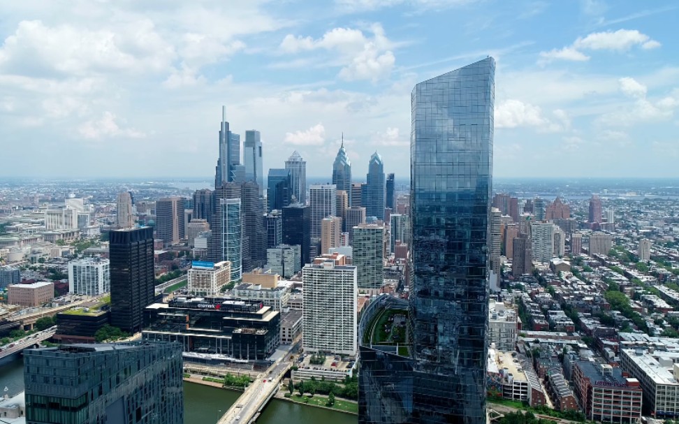 【航拍·4k】宾夕法尼亚州丨费城