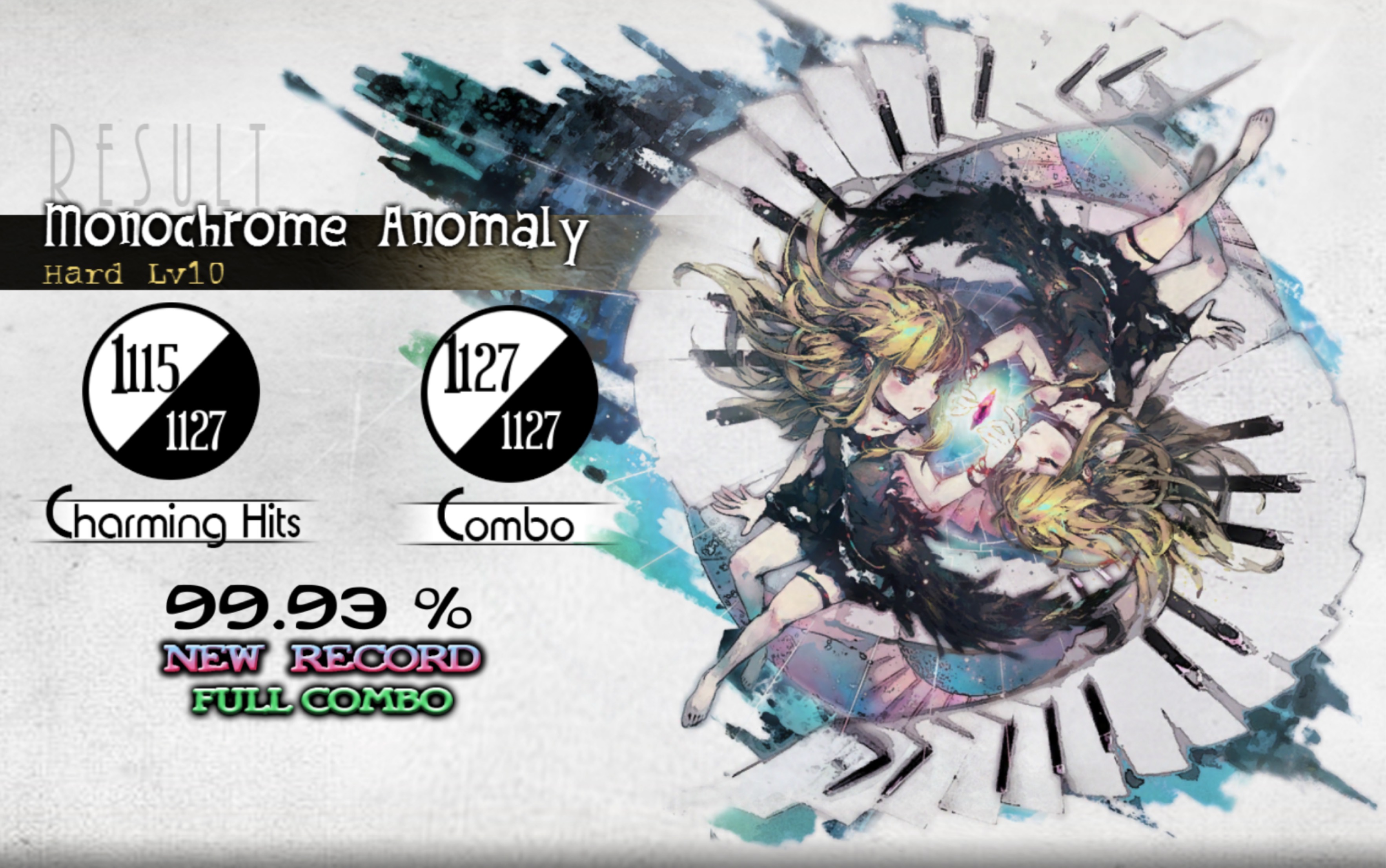 【FrozenX/Deemo】【掉帧杀人】monochrome Anomaly Hard Lv10 FC99.93 12gr - 视频下载 ...