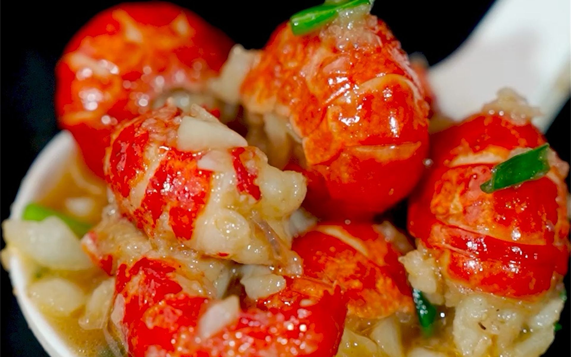 蒜蓉虾尾的做法!