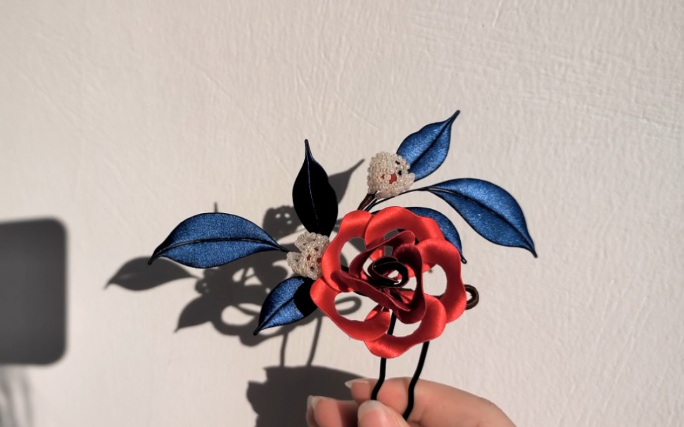 【缠花】卷边玫瑰