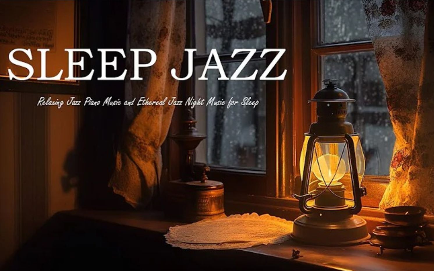 [图]Sleep Jazz - 轻柔钢琴爵士器乐 - 空灵的爵士乐 夜间雨天，适合睡眠、放松