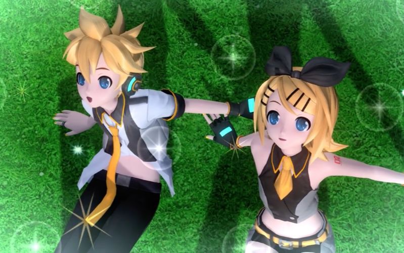 【ps4-pd ft】双子星【镜音リン:黑星/镜音レン:青月】pv