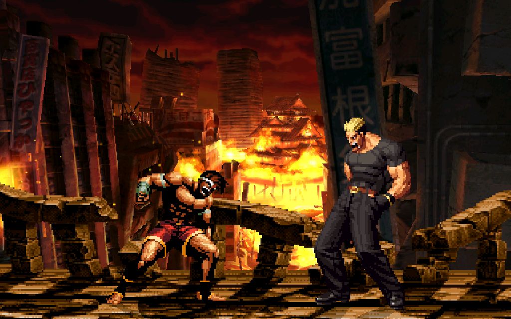 [kof mugen] 狂暴东丈 vs 觉醒暴力山崎龙二