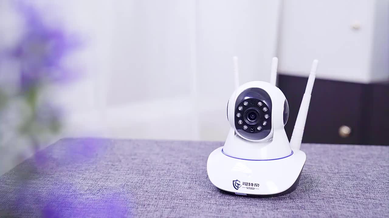 360度全景无线摄像头wifi连监控器