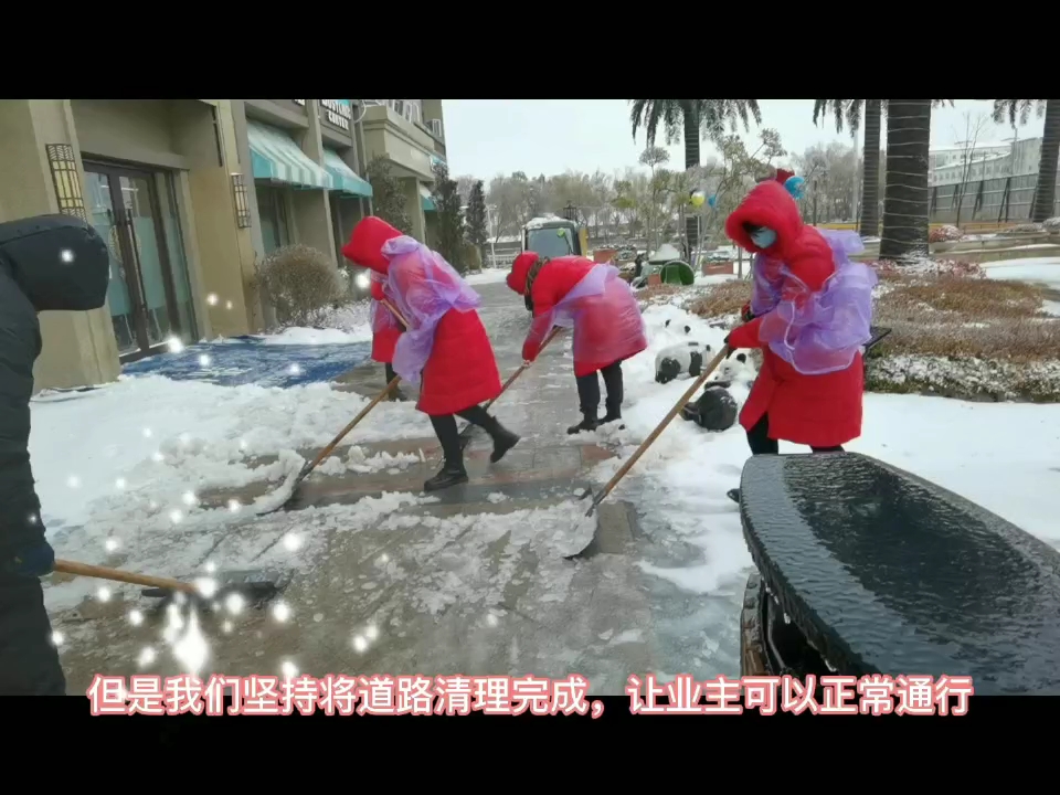 迎战冰雪,不惧挑战—哈尔滨恒大中央广场物业在行动哔哩哔哩bilibili