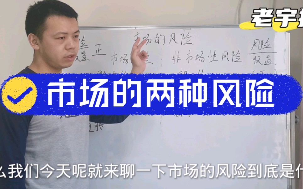 详解:市场的两种风险.系统性和非系统性风险哔哩哔哩bilibili