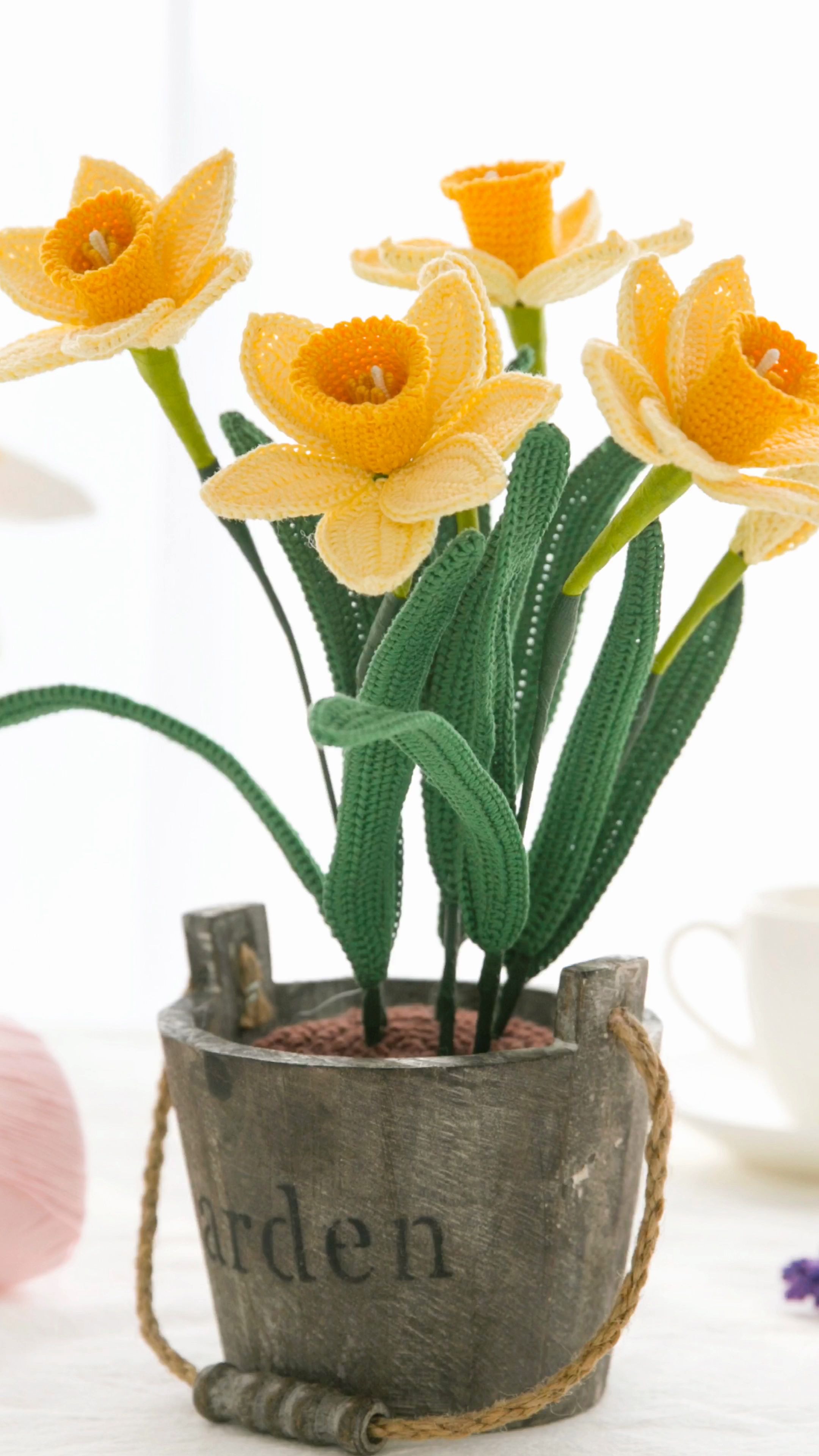 手工 #手工编织 #花