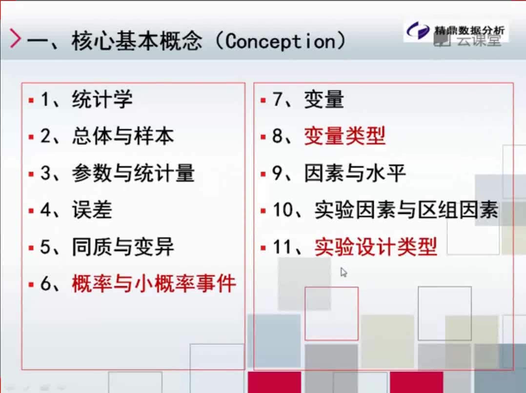 [图]统计学核心概念