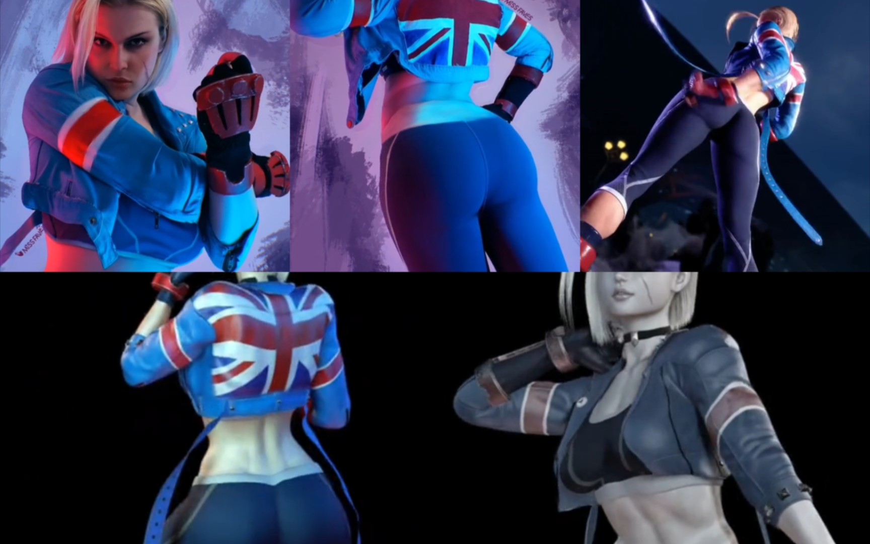 街霸6 cammy嘉米新形象cosplay cg