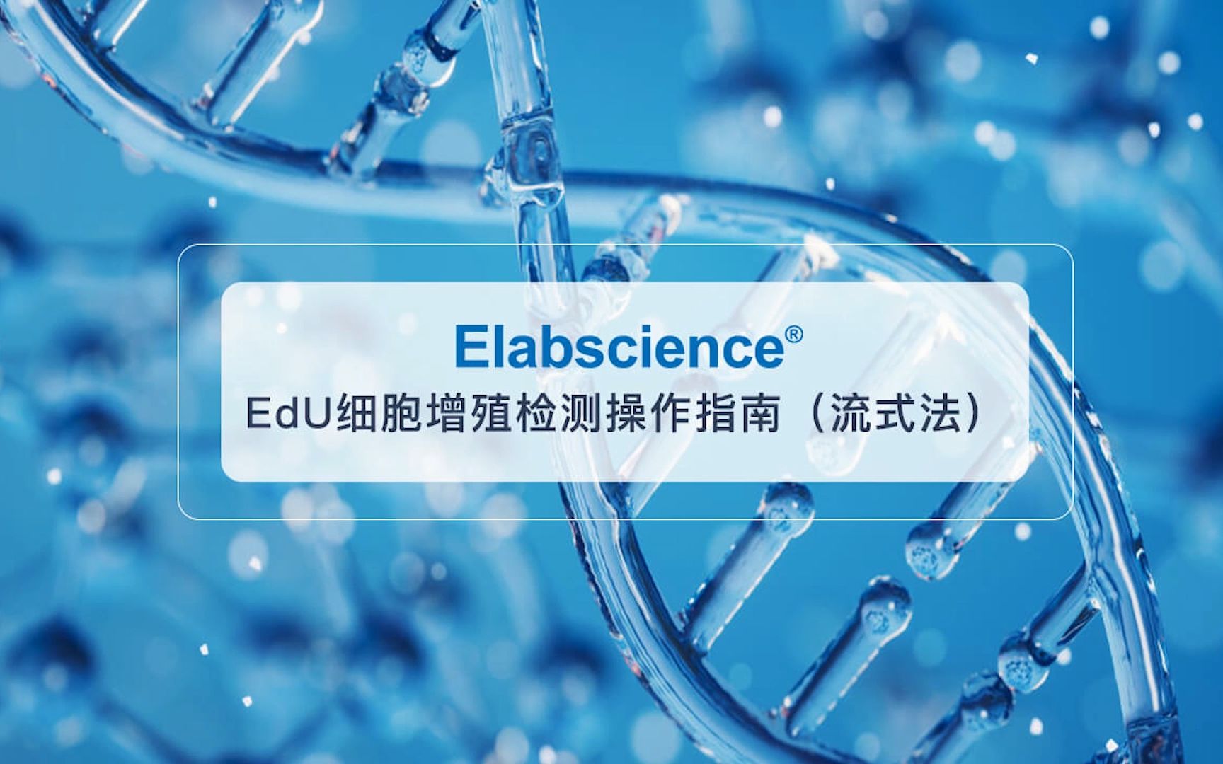 ElabscienceEdU细胞增殖检测操作指南(流式法)哔哩哔哩bilibili