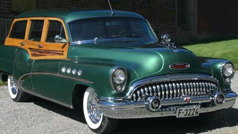 50年代初期 木制 旅行车 1953 Buick 别克 Roadmaster Estate Wagon Woody Fireball V8 哔哩哔哩 Bilibili