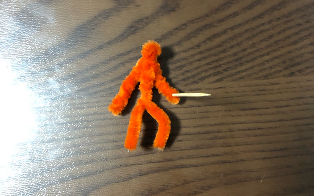 如何用扭扭棒制作火柴人