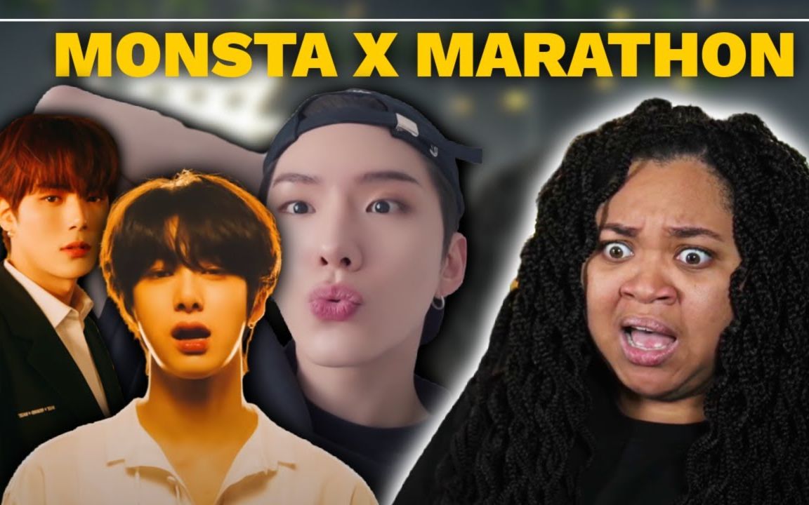 【中字】表情包音乐系姐姐Caitlin Benson react to MONSTA XAlligator(Marathon pt.1)哔哩哔哩bilibili