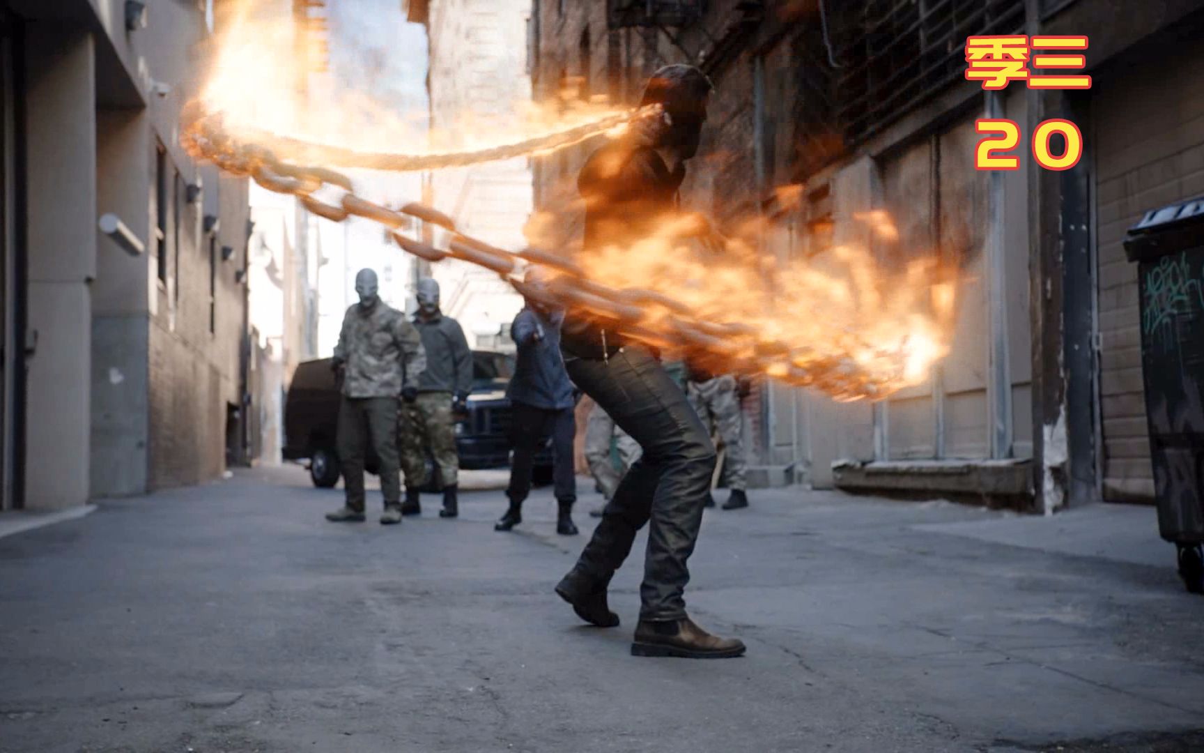 小伙甩出火焰锁链霸气侧漏宛如恶灵骑士附体一招便克敌制胜