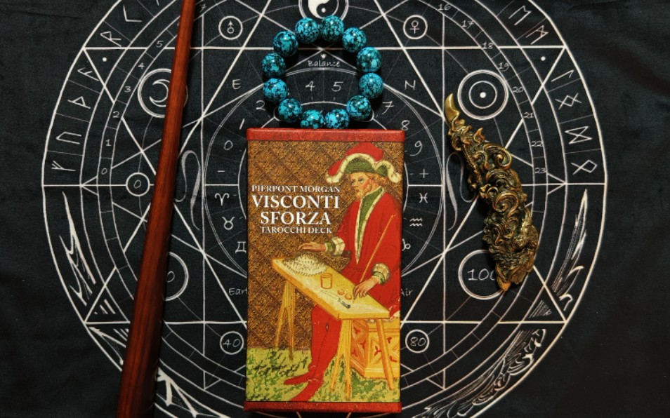 维斯康提塔罗牌开箱(美国游戏公司出品大版)