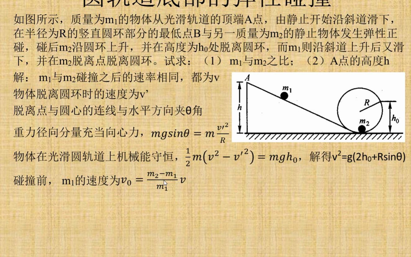 【丁老师讲堂】第96期:弹性正碰哔哩哔哩bilibili