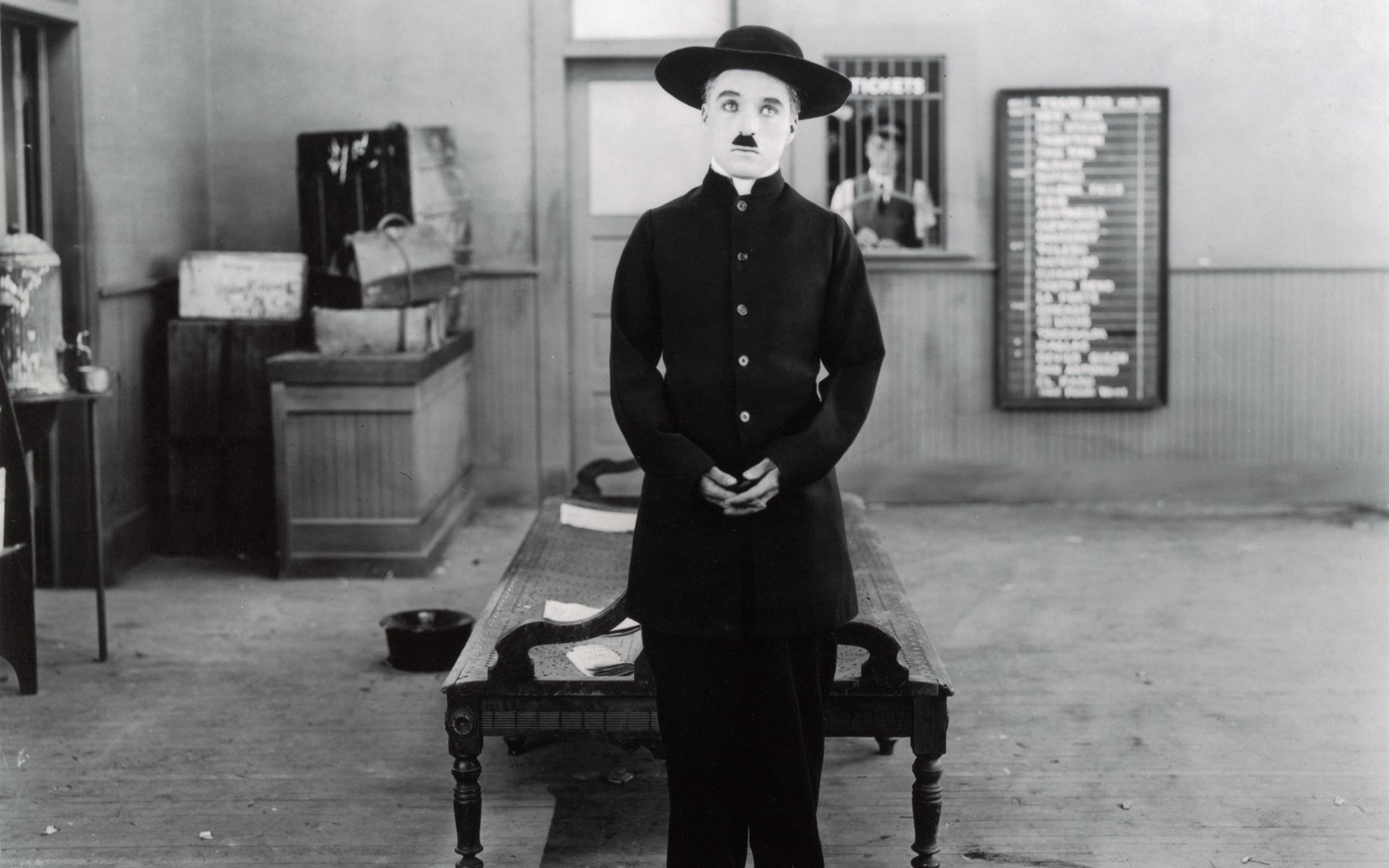 【重映版】1923年查尔斯·卓别林经典无声喜剧《朝圣者》