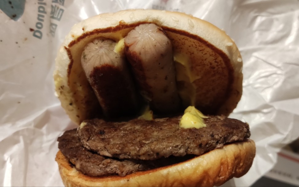 麦当劳不素之霸双层牛堡 可乐(我可不是吃素的套餐)20231225