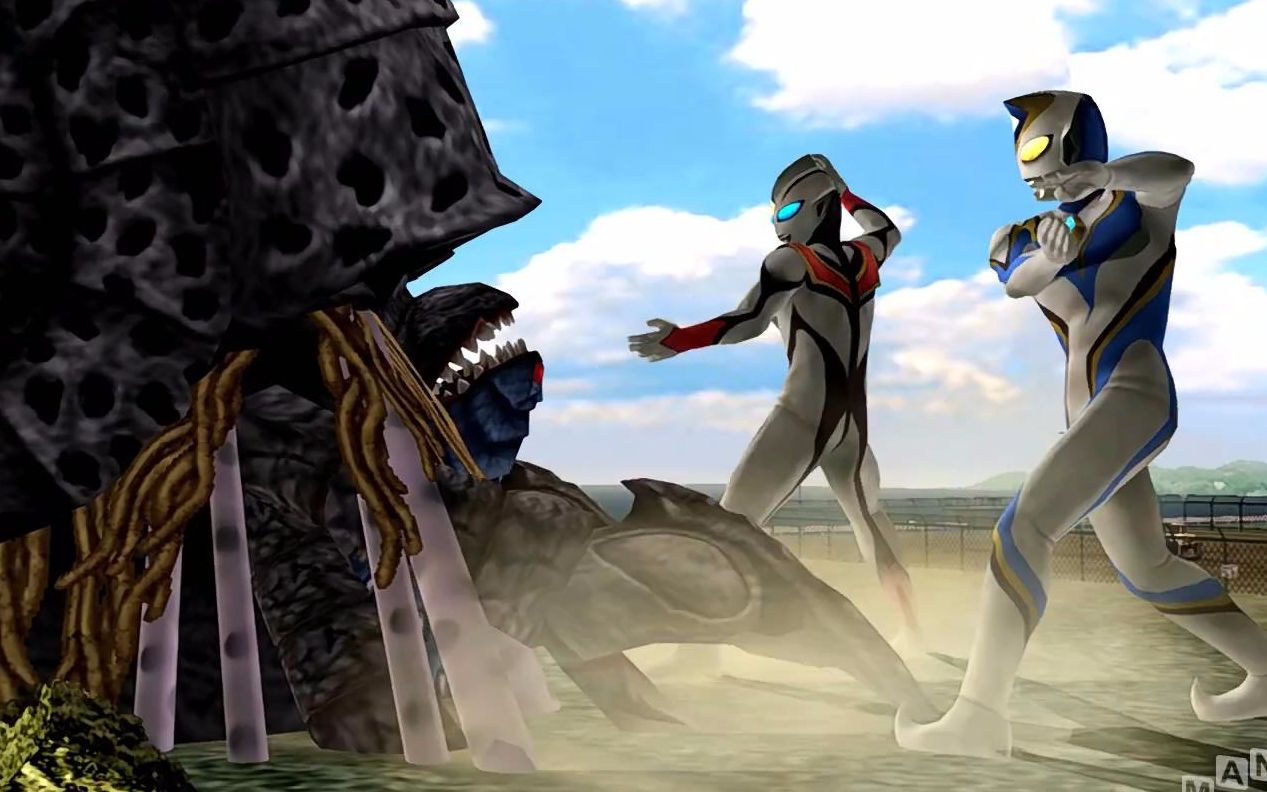 【格斗进化3】邪恶系奥特曼vs加坦杰厄!