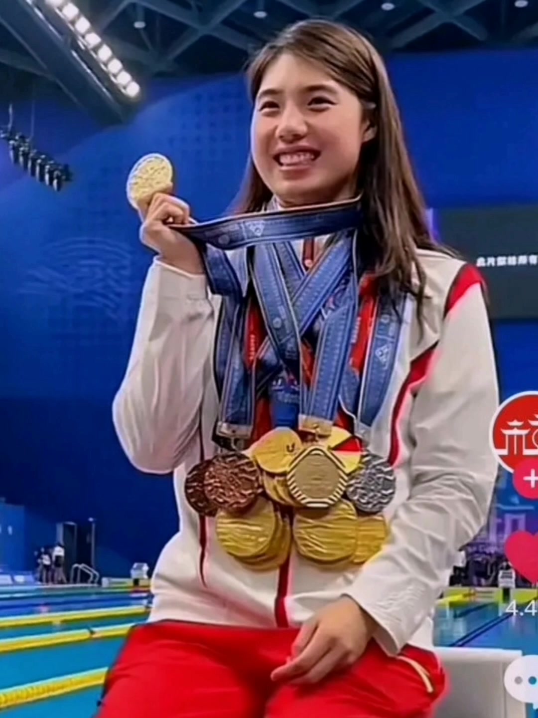 【体育】陈雨霏精彩相册(歌曲《我和我的祖国》韩红)