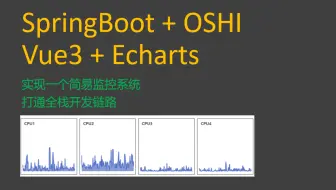 SpringBoo全栈开发 - 实现一个监控系统