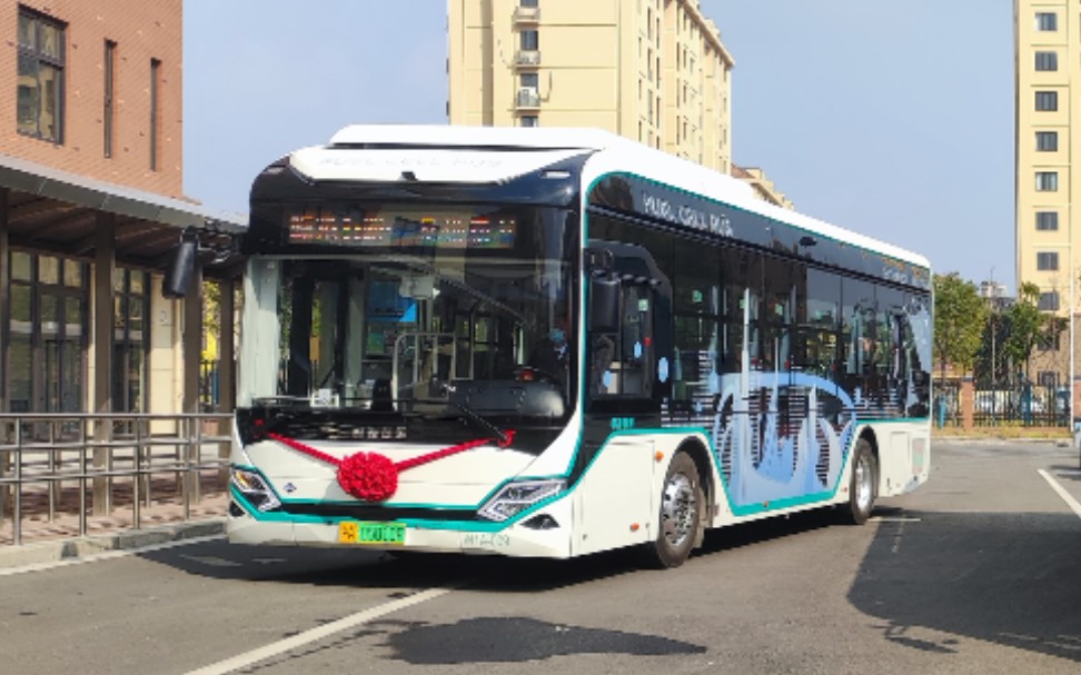 【新线&万象氢能源体验】(临港捷运)上海临港5路公交车全程(夏栎路