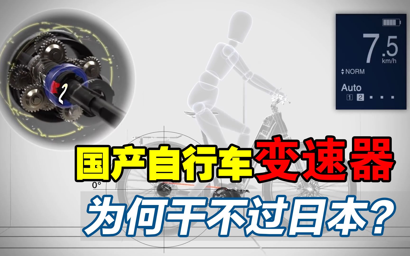 核心部件日本造?日本垄断的自行车变速器,中国真的造不出来吗?哔哩哔哩bilibili