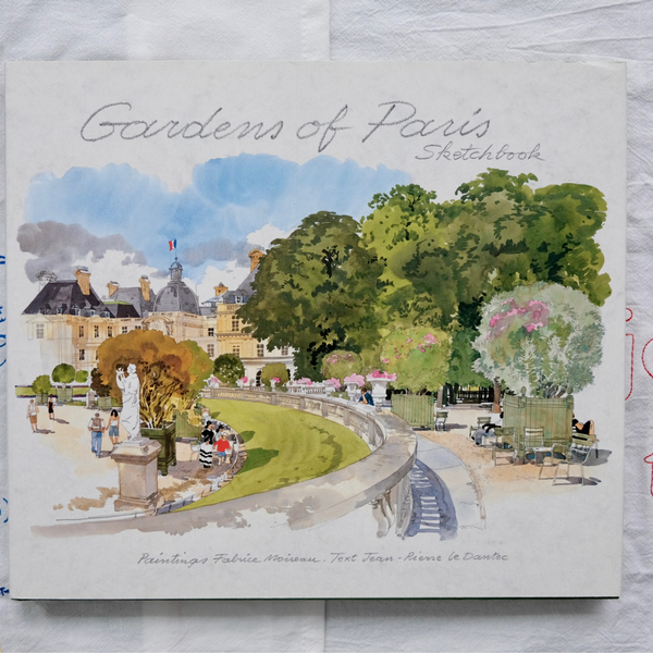 Garden of Paris Sketchbook》巴黎花园城市水彩速写英文画册丨Fabrice