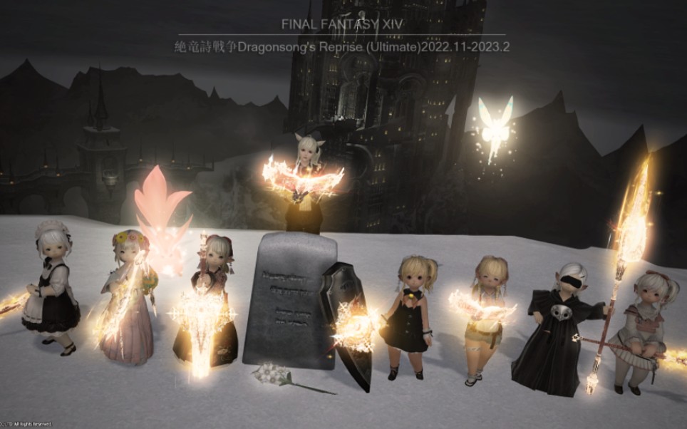 【FF14】寻找百万直拍,但是龙诗固定队网络游戏热门视频