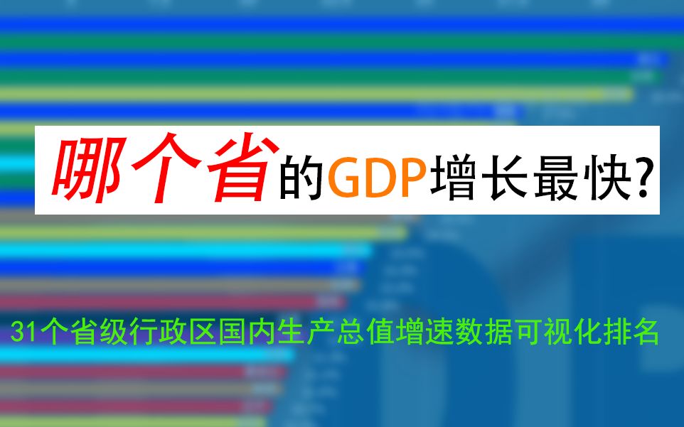 [图]【数据可视化】1978-2020各省GDP增速排名变化