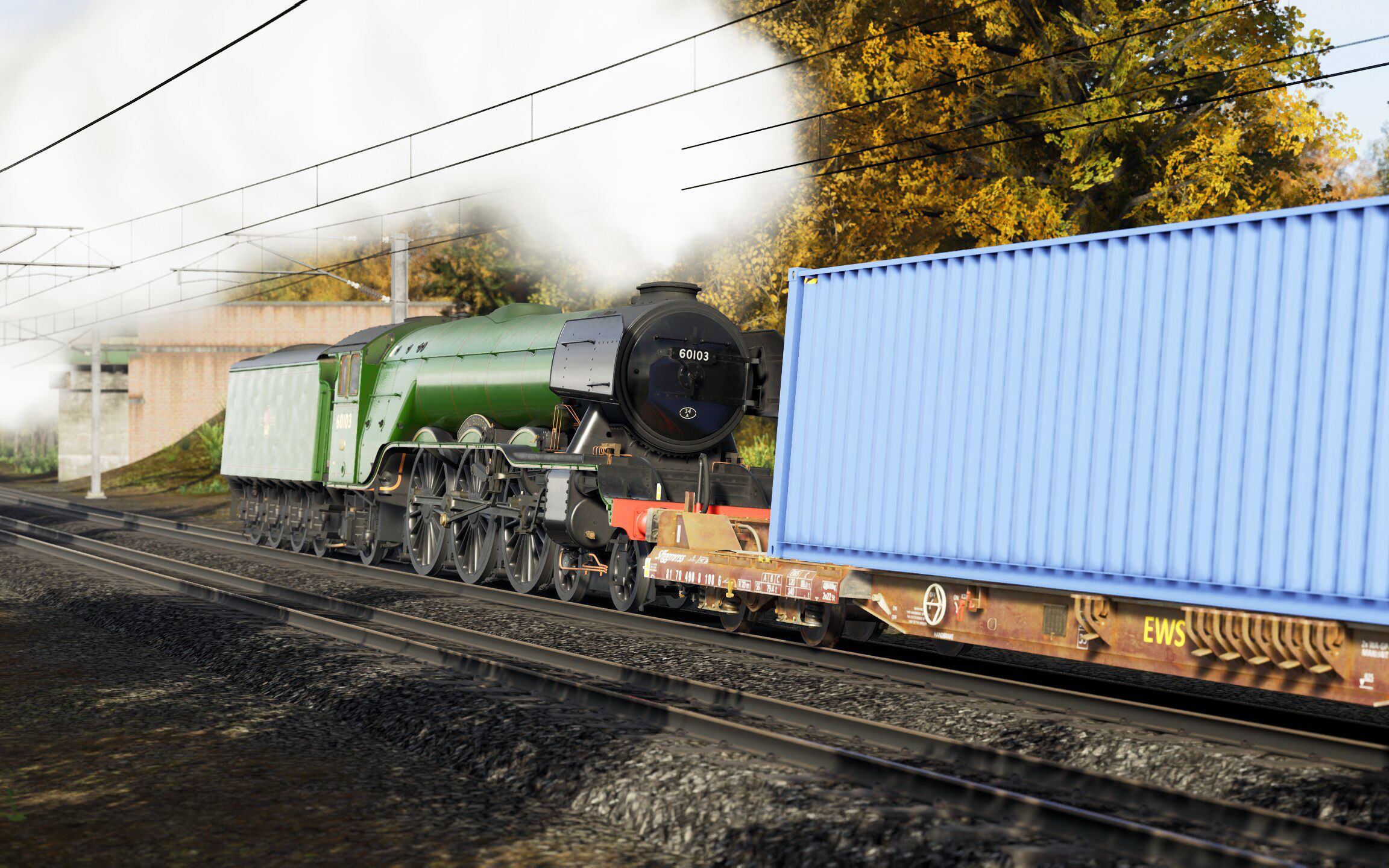 【模拟火车世界4】东海岸干线#11 | 车响钩爆炸的连挂 驾驶蒸爷救援机