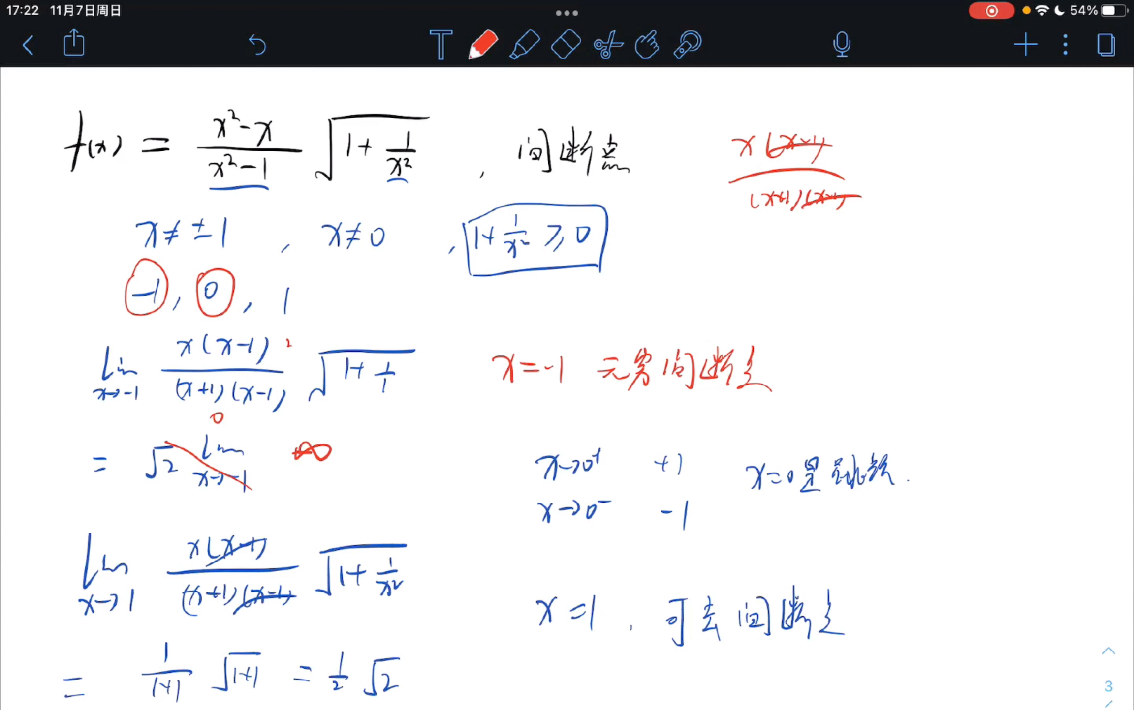 考研高数 求间断点的步骤哔哩哔哩bilibili