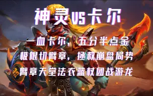 Video herunterladen: 【冠绝局绝活神灵】假腿臂章天堂法衣蓝杖魔晶撒旦，站撸小狗，团战游龙，一次都不会死！