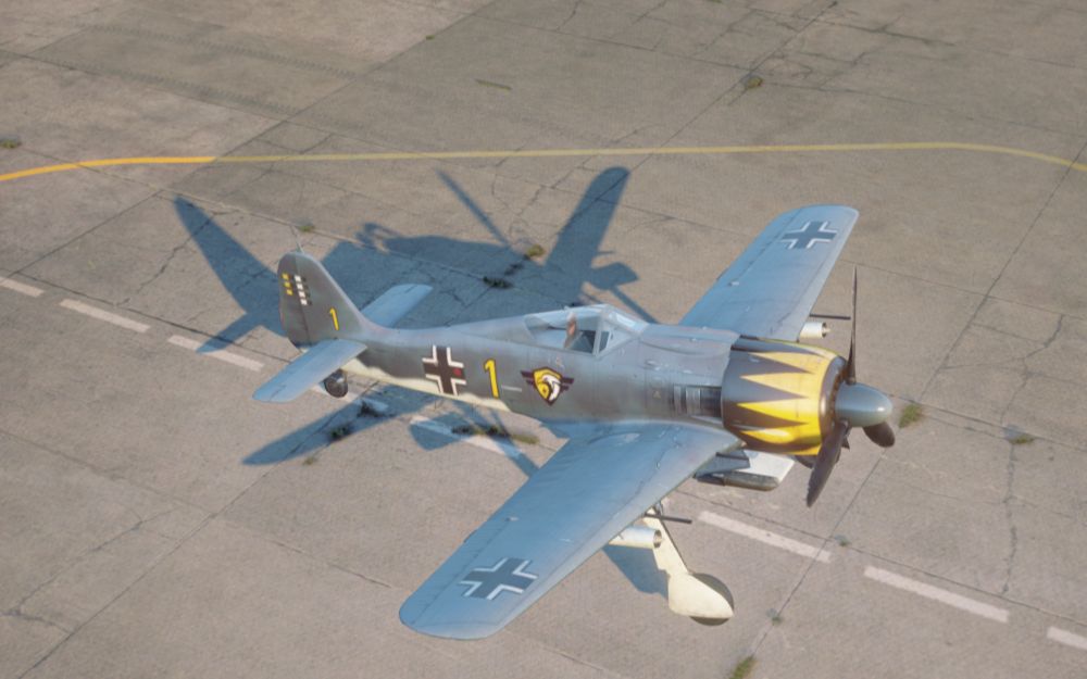 战机世界2.0美服娱乐:德系6级战机fw190-a5