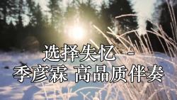 [图]选择失忆 (DJ咚鼓版) - 季彦霖 高品质伴奏