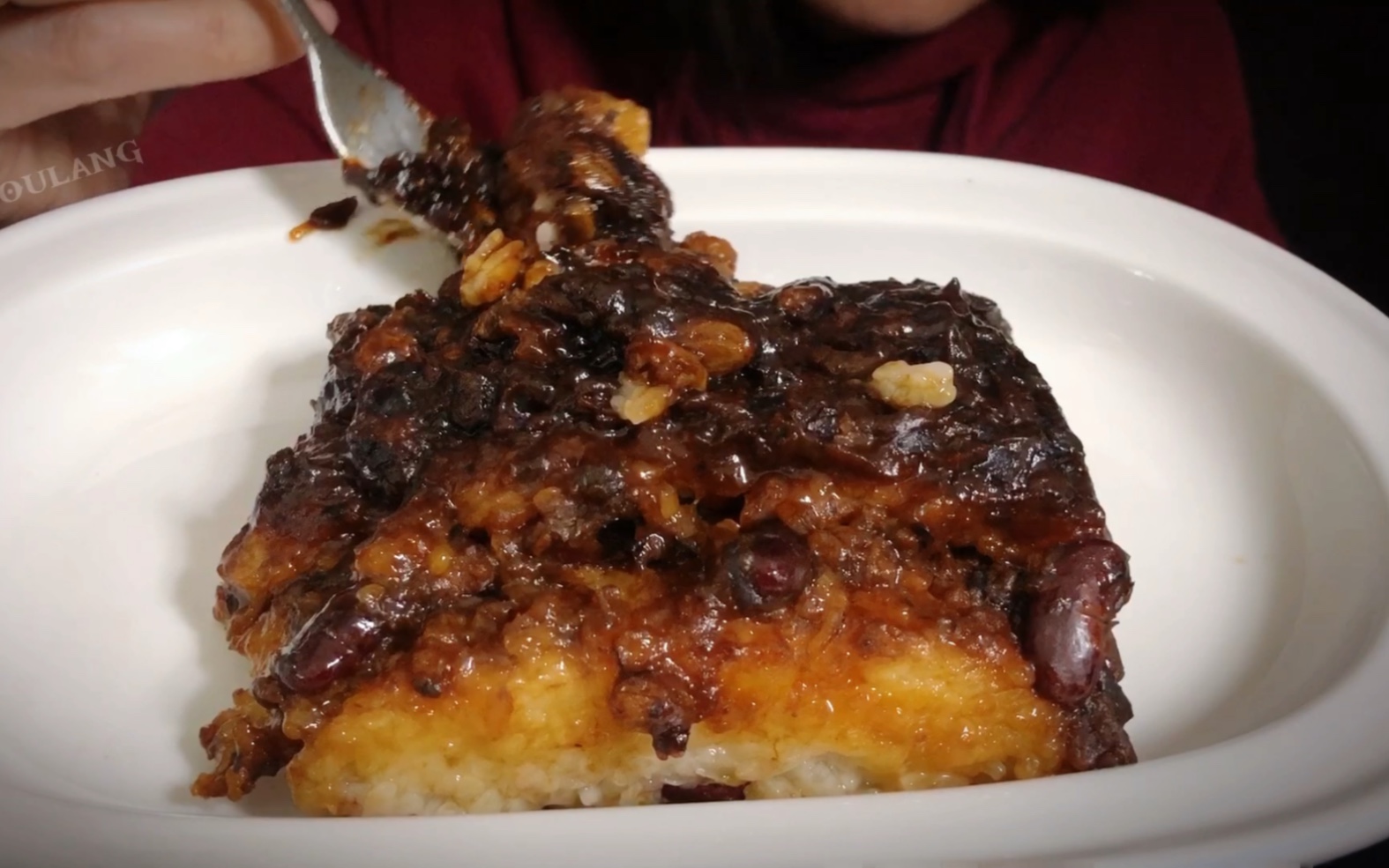 小声咀嚼 吃糯叽叽的西安美食 甑糕 年糕