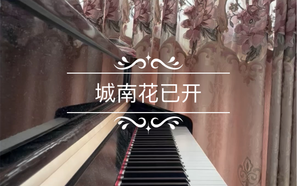 城南花已开,愿君长安在