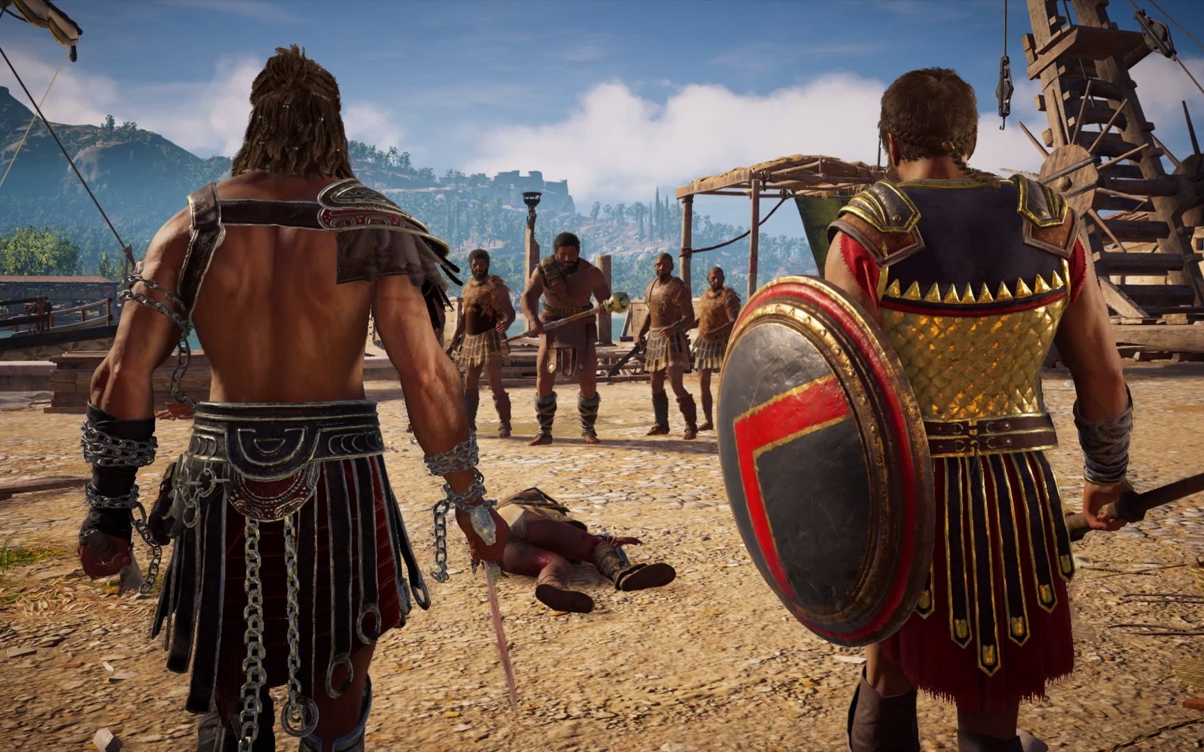 活动  【刺客信条奥德赛】布拉西达斯初登场,最好的一段打斗演出