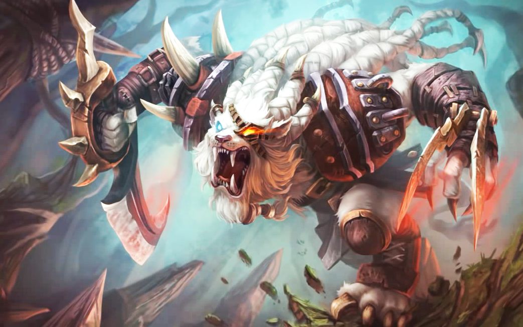 英雄联盟傲之追猎者·雷恩加尔板绘教学