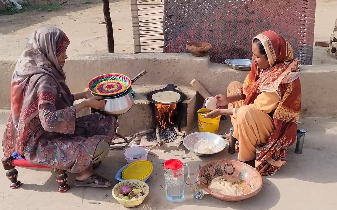 印度真实乡村生活——平平淡淡的农村日常,做点好吃的糊糊