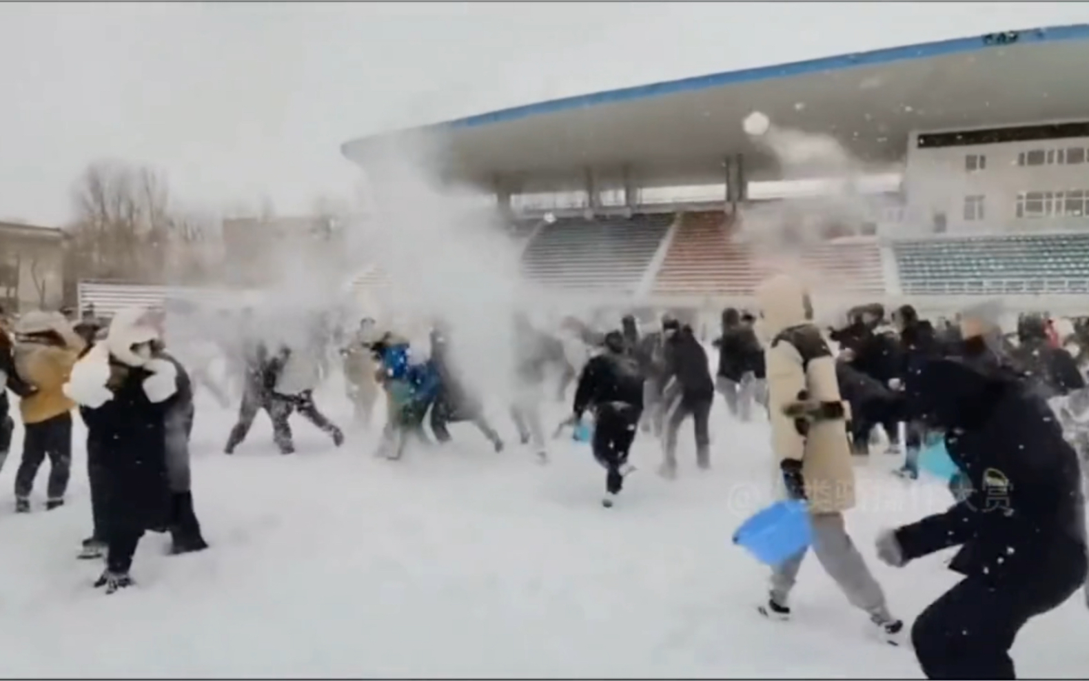 東北人打雪仗有多狠:南方人無法想象的快樂 太熱鬧了!