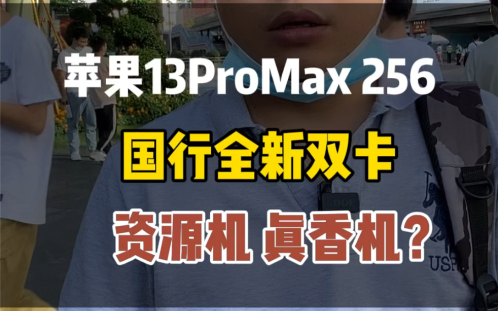 苹果13promax 256 全新国行双卡 资源机 真香机么?哔哩哔哩bilibili