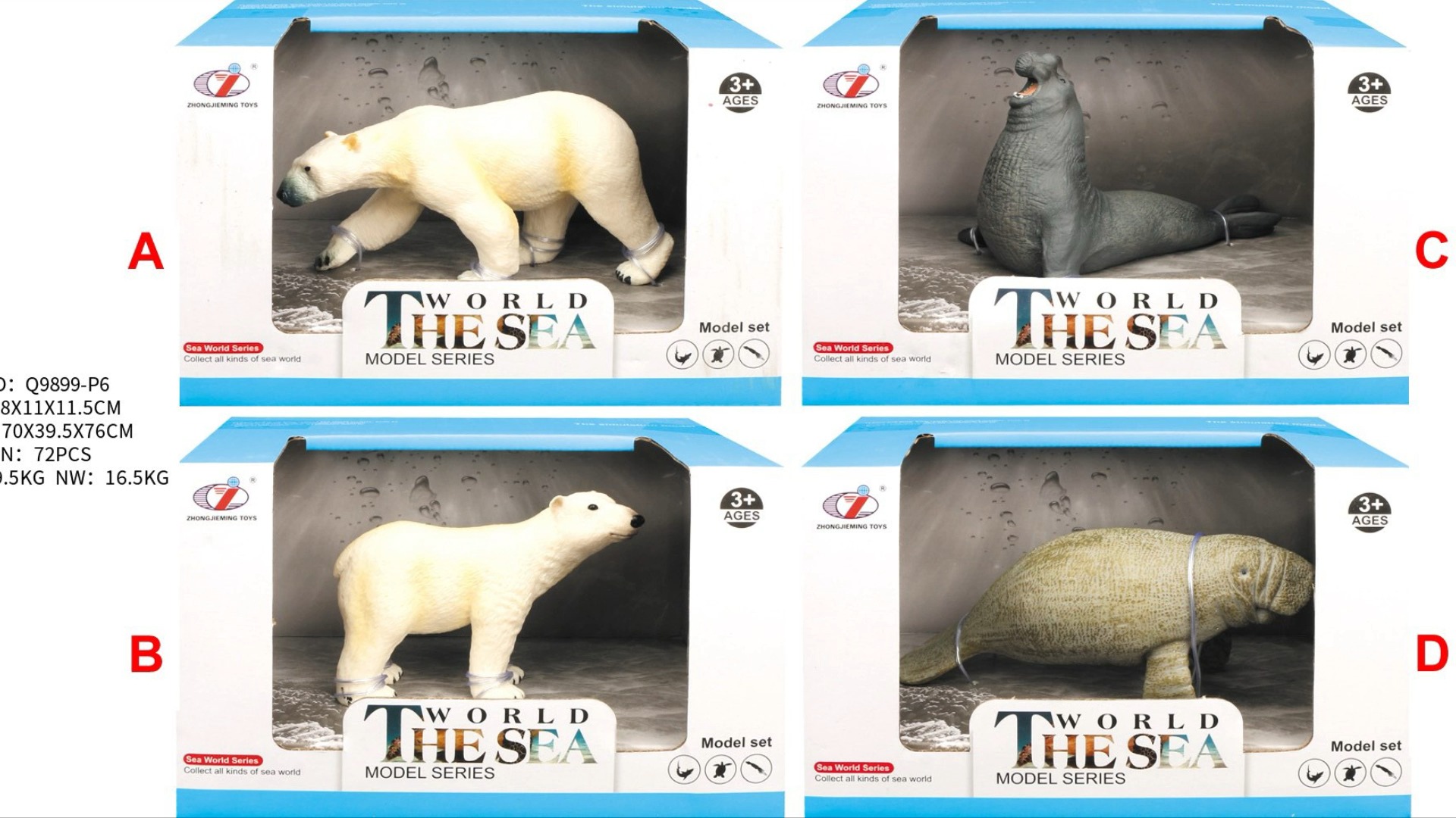 Polar Animal Window Box Assort哔哩哔哩bilibili