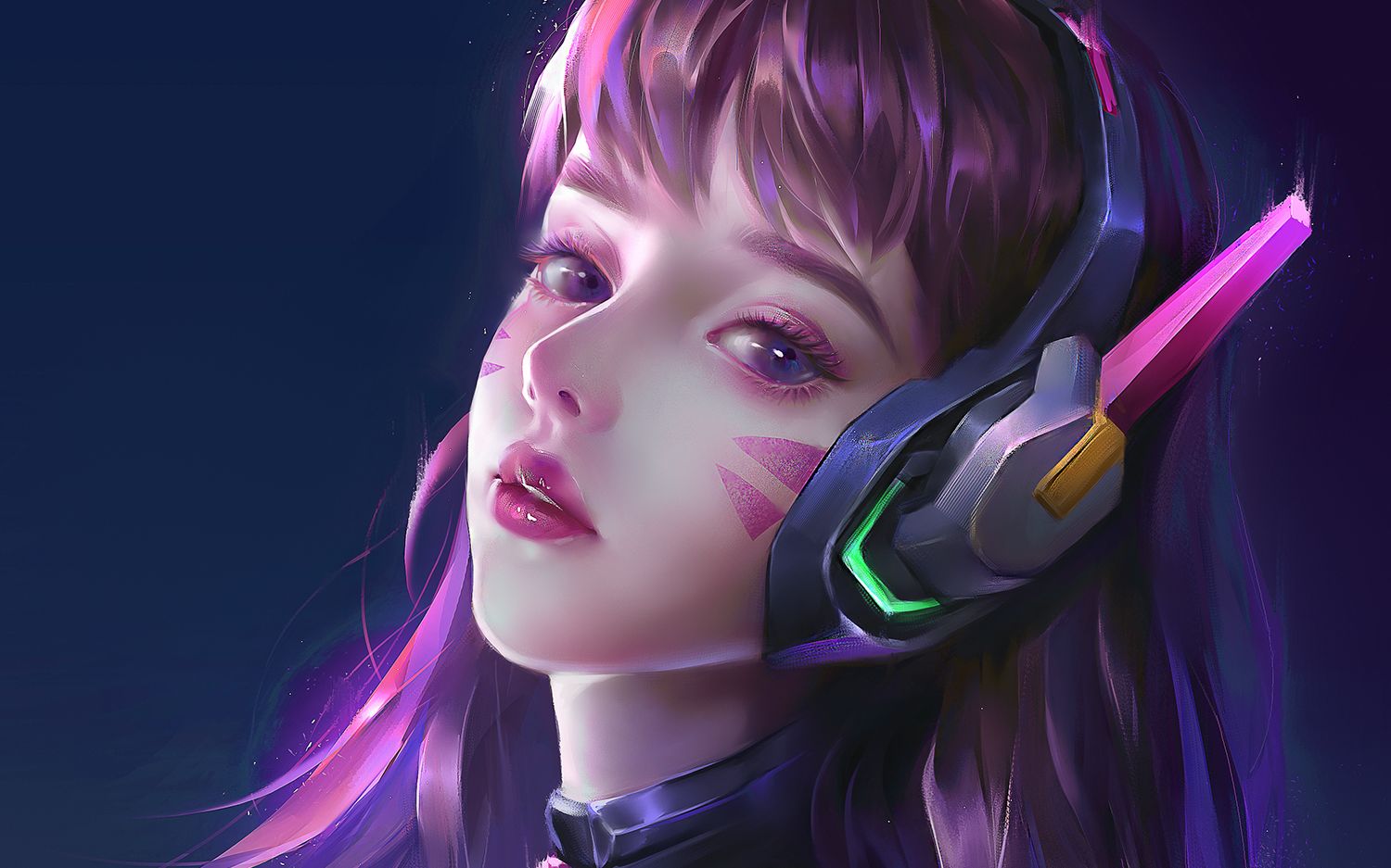 d.va【同人绘画练习】